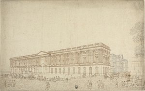A Colunata do Louvre de Victor Jean Nicolle