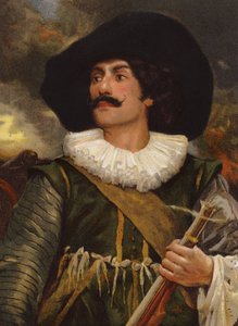 Retrato de um Cavalier (cromolito) de Victor John Robertson