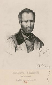 Retrato de Louis-Auguste Blanqui 1805-1881, 1849. de Victor Larsky