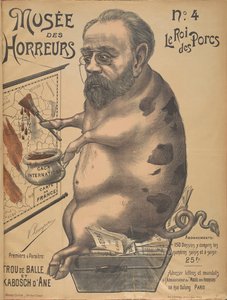 Museu dos Horrores Galeria dos Horrores: Émile Zola, 1899.
