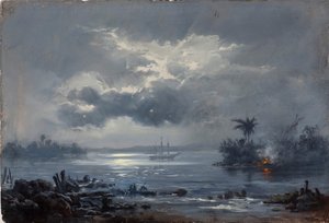 Estudo para “Passagem de Humaitá” de Victor Meirelles