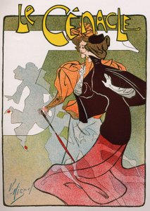 O Cenáculo, Bélgica, final do século XIX (cartaz) de Victor Mignot