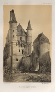 Arquitetura pitoresca ou monumentos do século XV. E XVI. Séculos: Castelos da França dos séculos XV e XVI: Pl. 82, Feudo de Sart-l