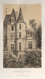 Arquitetura pitoresca ou monumentos do século XV. E XVI. Séculos: Castelos da França dos séculos XV e XVI: Pl. 29, Chateau De La Bouverie (Sarthe) de Victor Petit