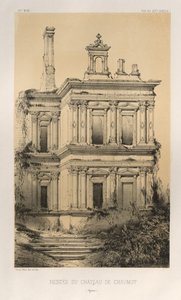 ... Pl. 19, Restes Du Chateau De Chaumot Yonne, 1860.