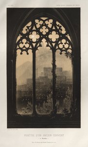 ... Pl. 54, Janela de um antigo convento em Barcelona, 1860.