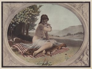 A ninfa (lito colorido) de Victor Renault des Graviers