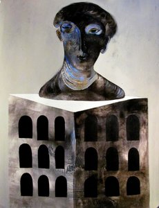 Arquitetura de figuras abstratas de Victor Tkachenko