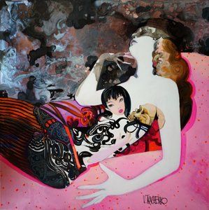 Sonhando em Rosa de Victor Tkachenko
