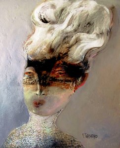 Mulher Encapuzada Moderna de Victor Tkachenko