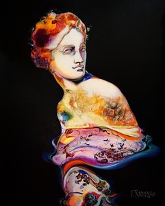 Estátua Fluida Vibrante de Victor Tkachenko