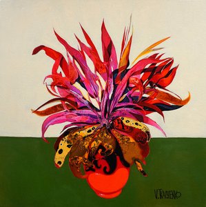 Vibrante planta tropical de Victor Tkachenko