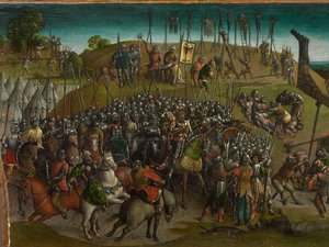 Conquista de Jerusalém por Tito (predela)