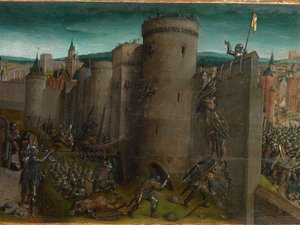 Conquista de Jerusalém por Tito (predela)