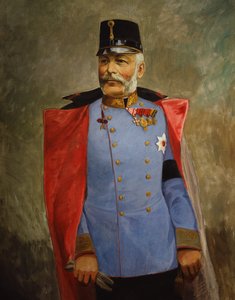 Arquiduque Friedrich, Duque de Teschen, c.1916 (óleo sobre tela) de Vienna Nedomansky Studio