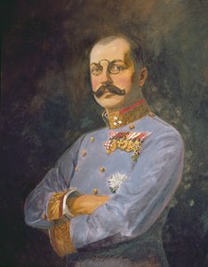 Arquiduque Geral Franz Salvator da Áustria, c.1916 (óleo sobre tela)