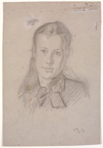 Retrato de Martha Møller (m. Viggo Johansen 1880) de Viggo Johansen