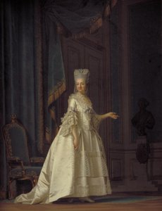 A rainha viúva Juliane Marie da Dinamarca de Vigilius Eriksen