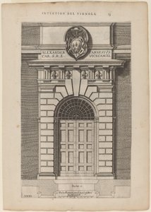 Entrada do Palácio Farnese de Vignola