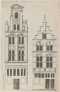 Elevação da fachada holandesa: pl. 5 de Vignola