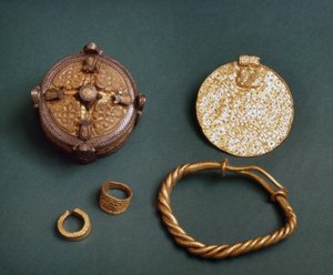 Jóias Viking de Gotland, Suécia. Século 10. Estocolmo, Museta Historiska