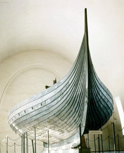 Navio Viking (drakkar) de Gokstad, perto de Oslo. Museu Oslo Bygdoy, Noruega.