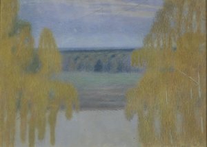 Outono de 1905 de Viktor Elpidiforovich Borisov Musatov