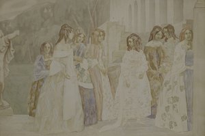 Requiem, 1905 de Viktor Elpidiforovich Borisov Musatov