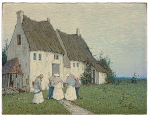Retornando do mercado, 1911 de Viktor Ivanovich Zarubin
