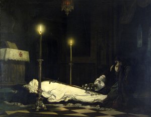 O Luto de László Hunyadi de Viktor Madarász