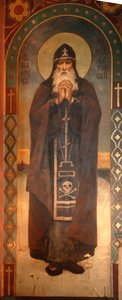 São Papnutius de Borovsk, 1885-1896 de Viktor Mikhaylovich Vasnetsov