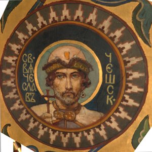 São Venceslau I, duque da Boêmia, 1885-1896 de Viktor Mikhaylovich Vasnetsov