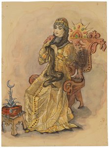 A princesa que nunca sorriu Nesmeyana, 1896 de Viktor Mikhaylovich Vasnetsov