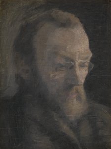 O historiador de arte Karl Madsen, mais tarde diretor do Statens Museum for Kunst de Vilhelm Hammershøi