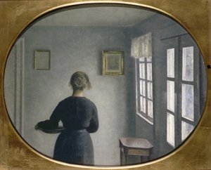 Interior, 1910 de Vilhelm Hammershoi