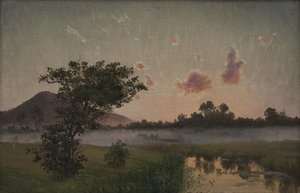 Uma noite de verão perto de Ry de Vilhelm Kyhn