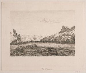 Área de montanha no Tirol de Vilhelm Kyhn