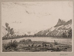 Área de montanha no Tirol de Vilhelm Kyhn