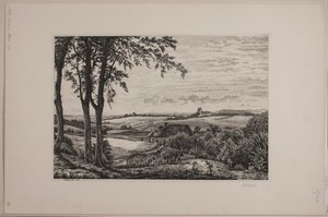 Paisagem da tarde, Zelândia de Vilhelm Kyhn