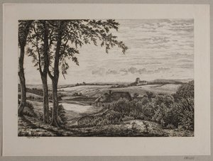 Paisagem da tarde, Zelândia de Vilhelm Kyhn