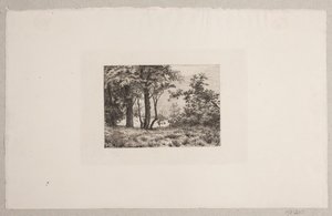 Carvalhos à beira de uma floresta de Vilhelm Kyhn