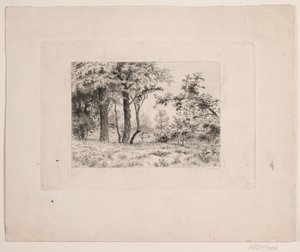 Carvalhos à beira de uma floresta de Vilhelm Kyhn