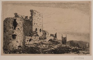 Hammershus em Bornholm de Vilhelm Kyhn