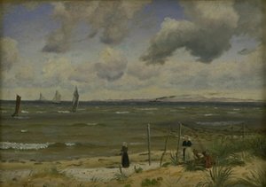 Hornbæk Strand no norte de Sealand