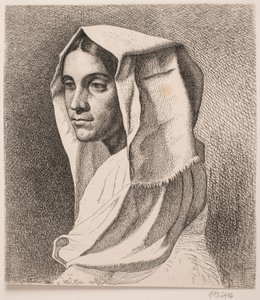 camponesa italiana de Vilhelm Kyhn