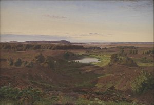 Paisagem no norte da Zelândia. Tarde de Vilhelm Kyhn