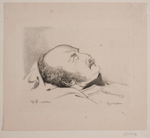 Olaf Rye como cadáver de Vilhelm Kyhn