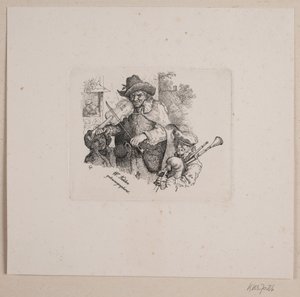 Músicos itinerantes de Vilhelm Kyhn