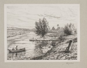 Lote pelo Rio Marne de Vilhelm Kyhn
