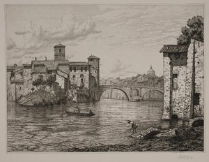 Deixe ver Ponte Rotto i Rom de Vilhelm Kyhn